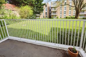 Balcony overlooking Communal Gardens- click for photo gallery